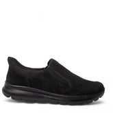 Italian Men Black Chamois Shoes #4994